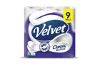 Velvet Classic Quilted 9 Roll Toilet Paper
