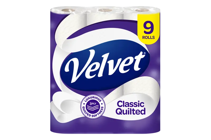 Slider main image for Velvet Classic Quilted Toilet Roll 1