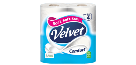 Velvet Comfort Toilet Tissue