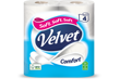 Velvet Comfort Toilet Paper 4 Roll