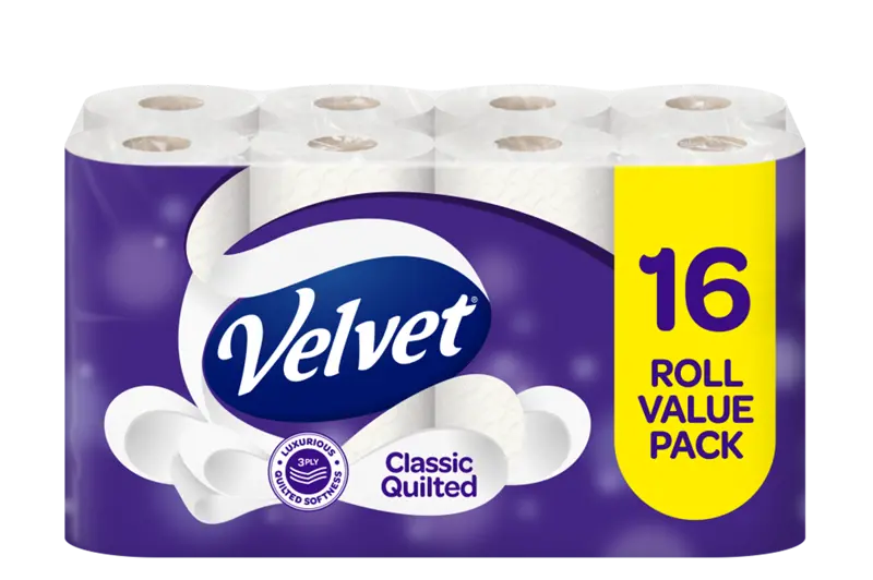 Slider main image for Velvet Classic Quilted Toilet Roll 2