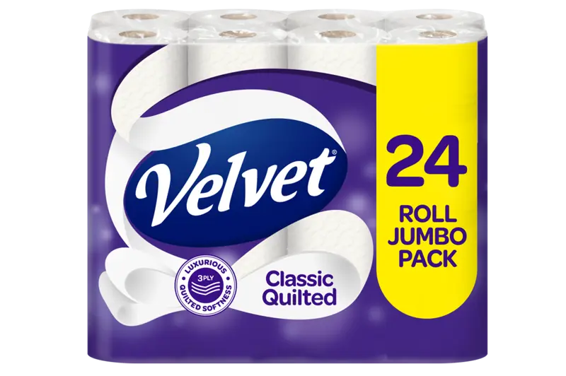 Slider main image for Velvet Classic Quilted Toilet Roll 3